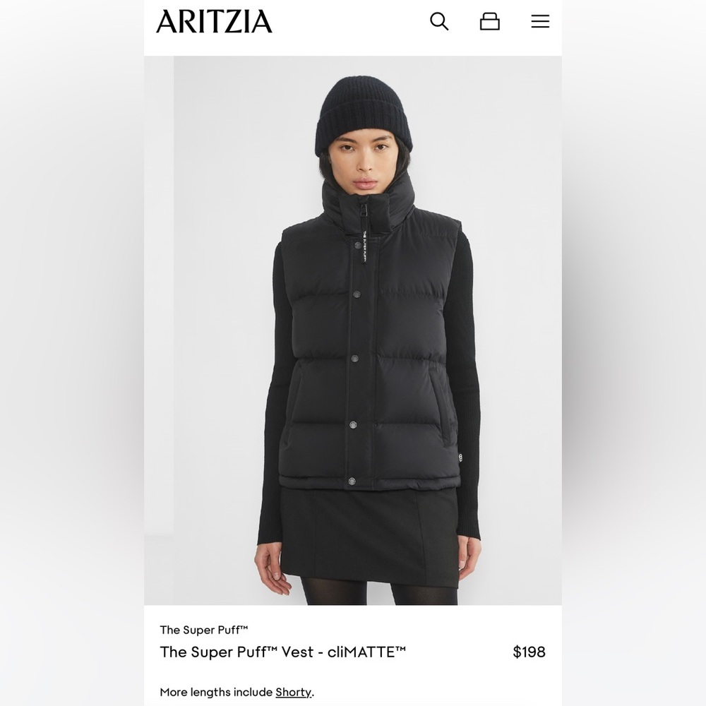 Aritzia Super Puff Vest